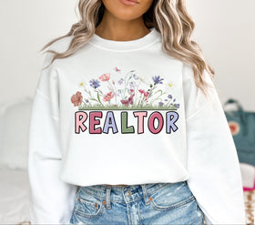 Realtor Floral DTF Transfers