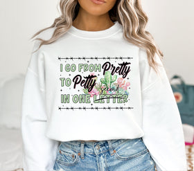 Pretty to Petty DTF Transfers