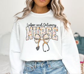 Labor and Delivery Coquette DTF Transfers