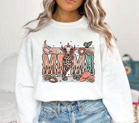 Mama coral western DTF Transfers