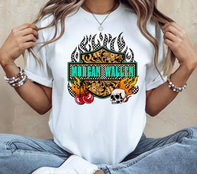 Morgan Wallen Flames DTF Transfers