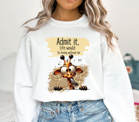 Admit it Giraffe DTF Transfers