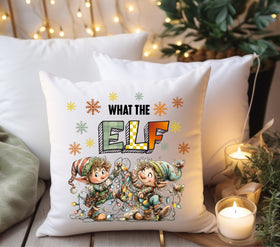 What the Elf DTF Transfers for pillows and towels