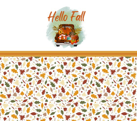 Hello Fall Leaves Wrap or 12x12 available