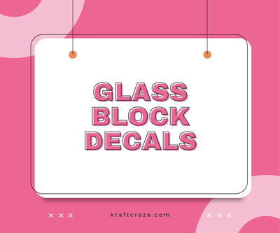 Glass Block Light UV DTF Transfers