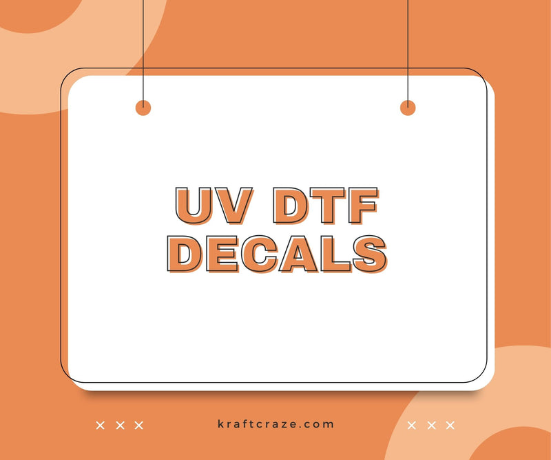 UV DTF Decal Sheets