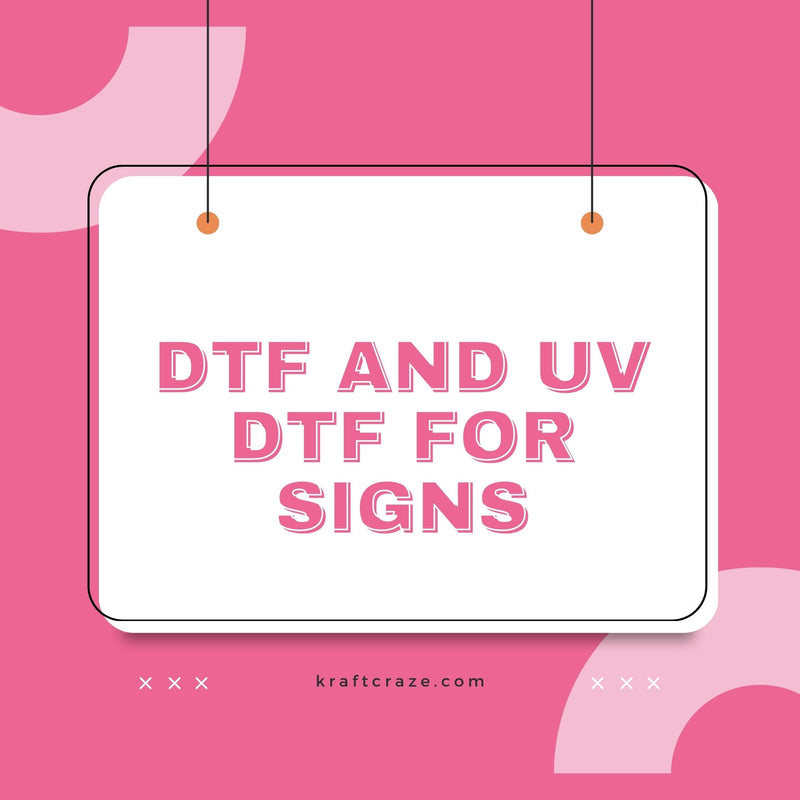 Sign DTF and UV DTF Transfers and Decals