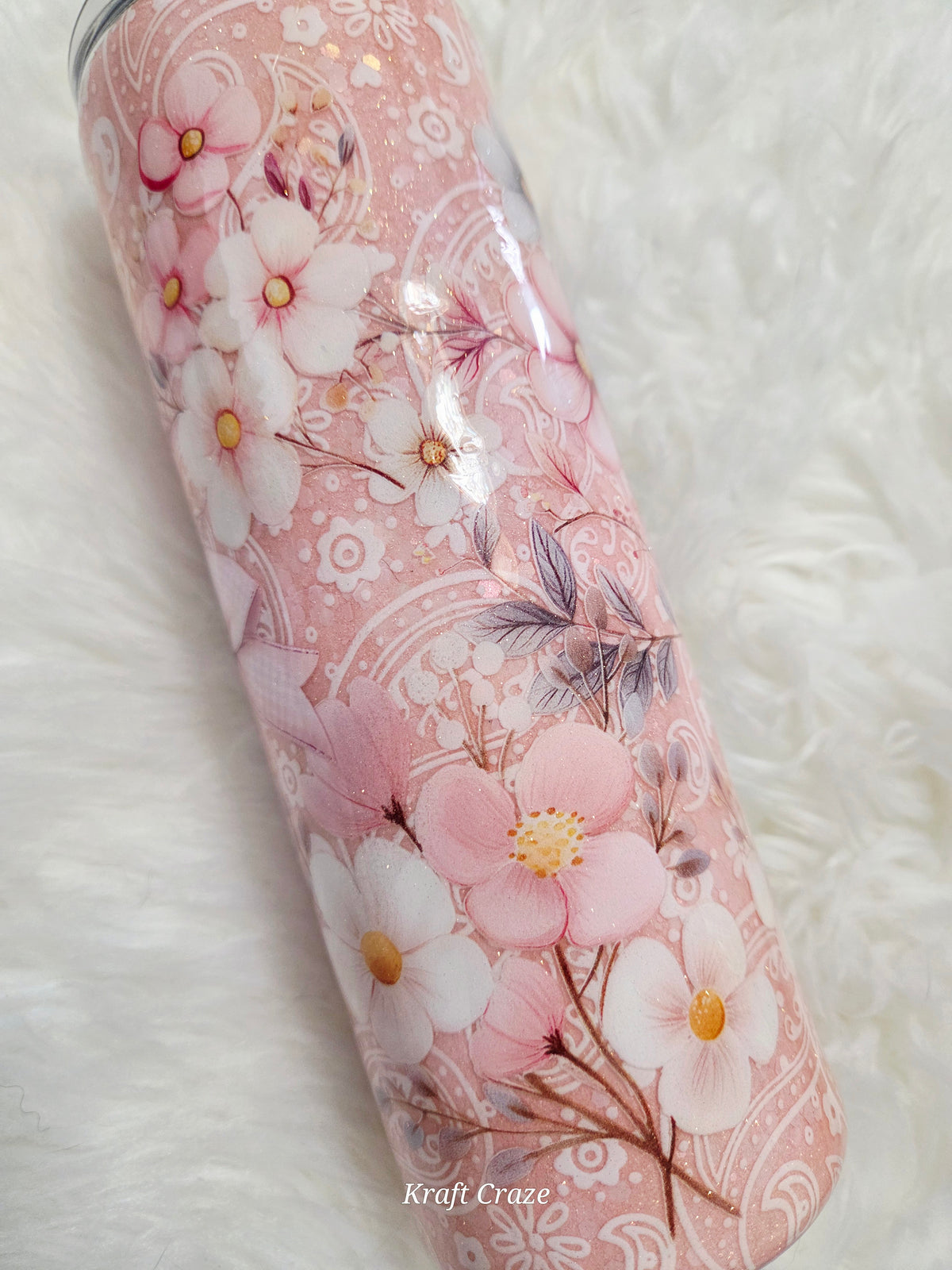 Bloom where you are planted 20oz finished skinny Tumbler