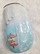 Sunrise, Sunburn, Sunset Repeat 15oz finished Stemmy Tumbler
