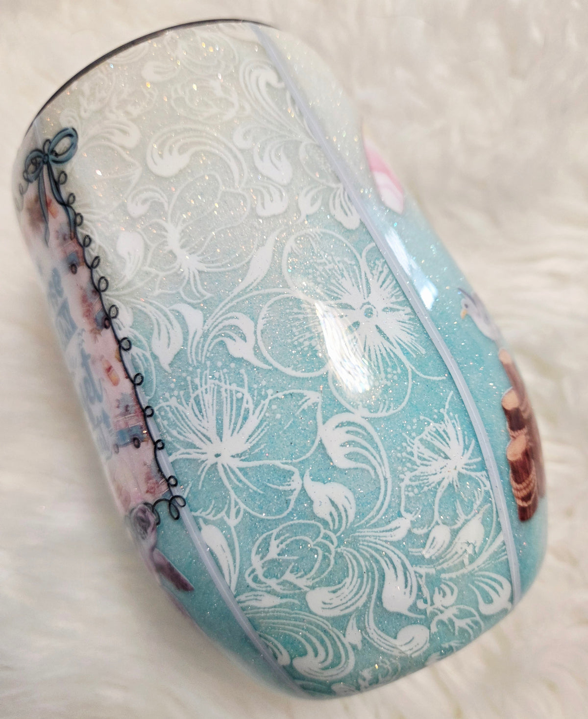 Sunrise, Sunburn, Sunset Repeat 15oz finished Stemmy Tumbler