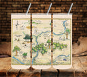 100 Acre woods vinyl tumbler wraps