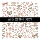 Bougie Nutcracker Chanel UV DTF Decal sheets 11 Designs available