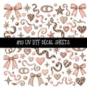 Bougie Nutcracker Coach UV DTF Decal sheets 11 Designs available