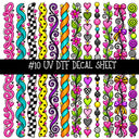 Popart Girls UV DTF Decal sheets 14 Designs available