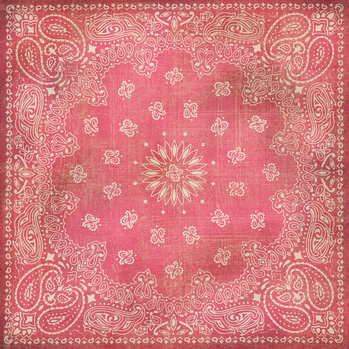 Vintage Bandana Collection Vinyl collection- 12x12 vinyl sheets-18 designs available
