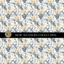 Blue Western Vinyl collection- 12x12 vinyl sheets-16 designs available