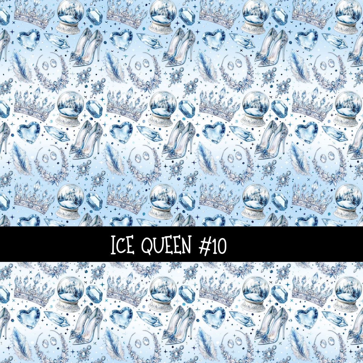 Ice Queen Collection vinyl sheets 12 Patterns to choose from