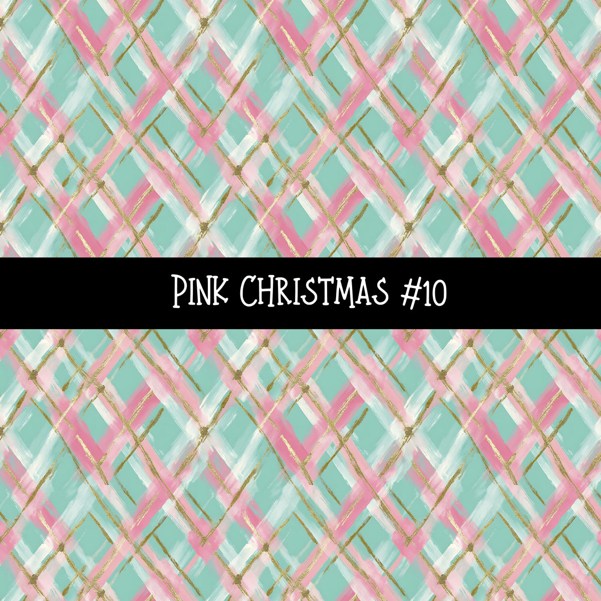 Pink Christmas Collection vinyl sheets 12 Patterns to choose from