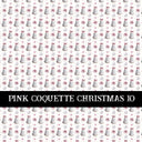 Pink Coquette Christmas  Collection vinyl sheets 14 Patterns to choose from