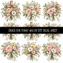 Grace for today UV DTF Decal sheets 12 Designs available