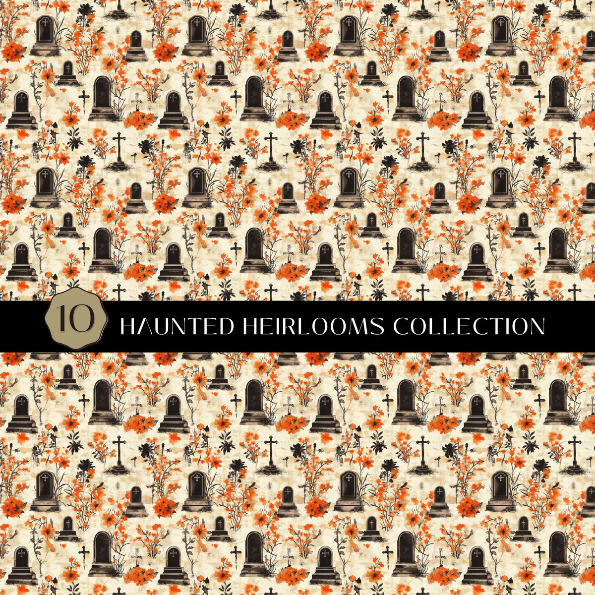 Haunted Heirlooms Vinyl collection- 12x12 vinyl sheets-12 designs available