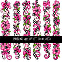 Mahjong UV DTF Decal sheets 11 Designs available
