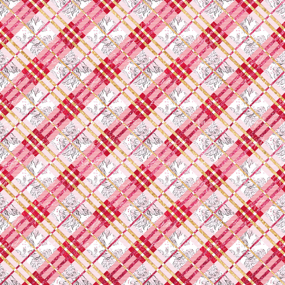 Red and Pink Roses Collection Vinyl collection- 12x12 vinyl sheets-22 designs available