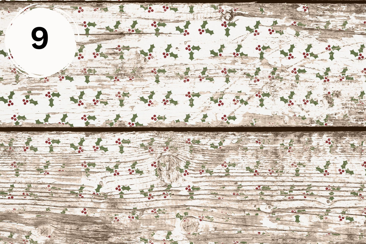 Woodland Christmas vinyl collection- 12x12 sheets- 10 designs available