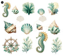 Seafoam Summer Decal Sheets- 4 Designs