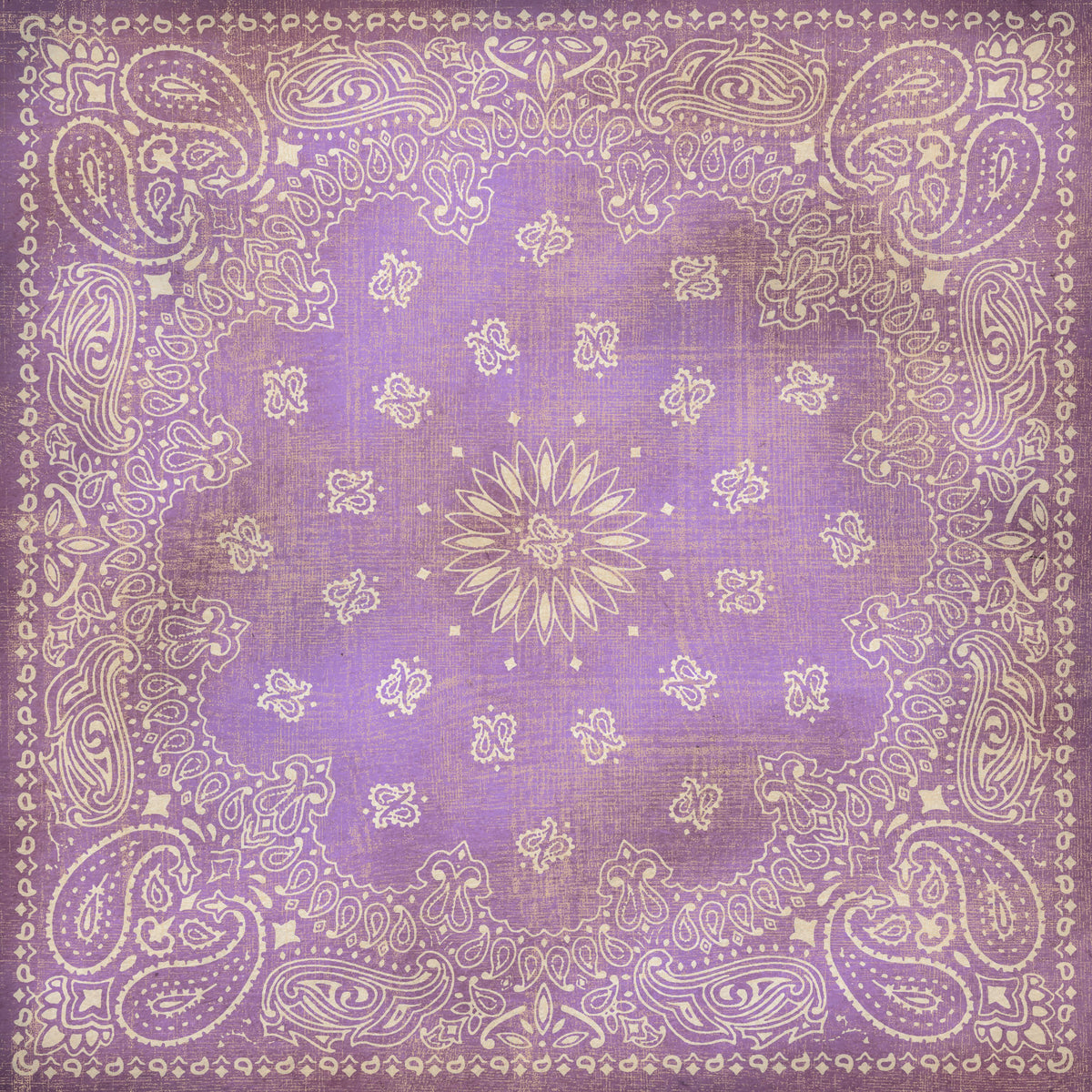 Vintage Bandana Collection Vinyl collection- 12x12 vinyl sheets-18 designs available