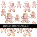 Pink Coquette Christmas 11 UV Decal sheets to choose from