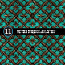 Western Turquoise and Leather Collection Vinyl collection- 12x12 vinyl sheets-20 designs available