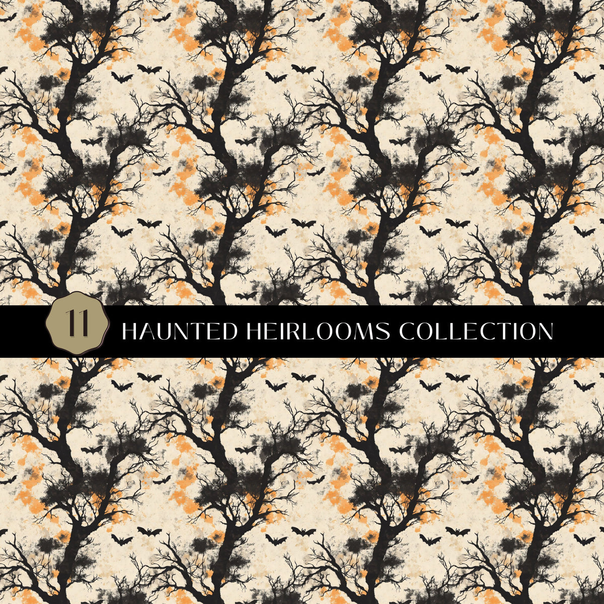 Haunted Heirlooms Vinyl collection- 12x12 vinyl sheets-12 designs available