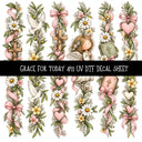 Grace for today UV DTF Decal sheets 12 Designs available