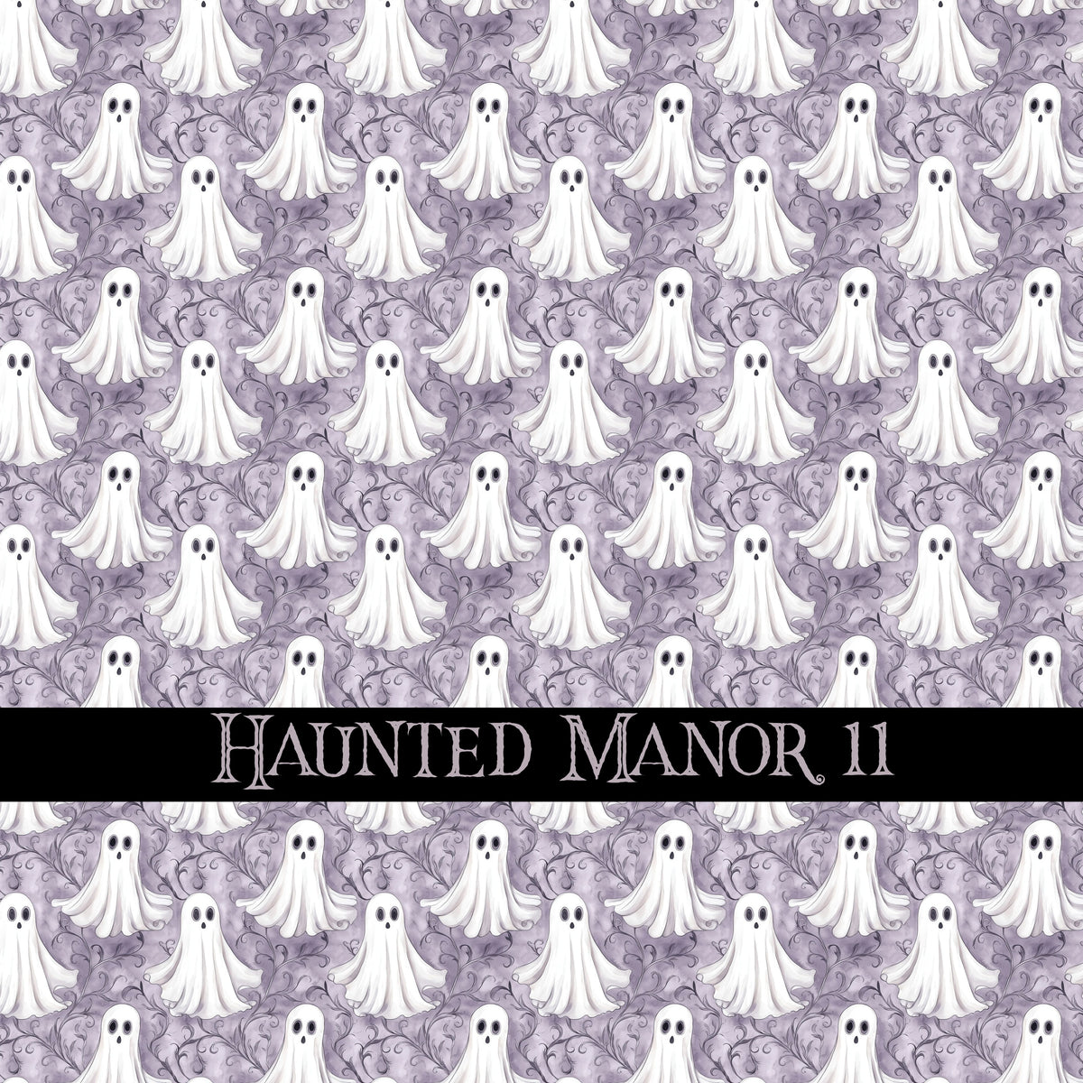 Haunted Manor Vinyl collection- 12x12 vinyl sheets-16 designs available