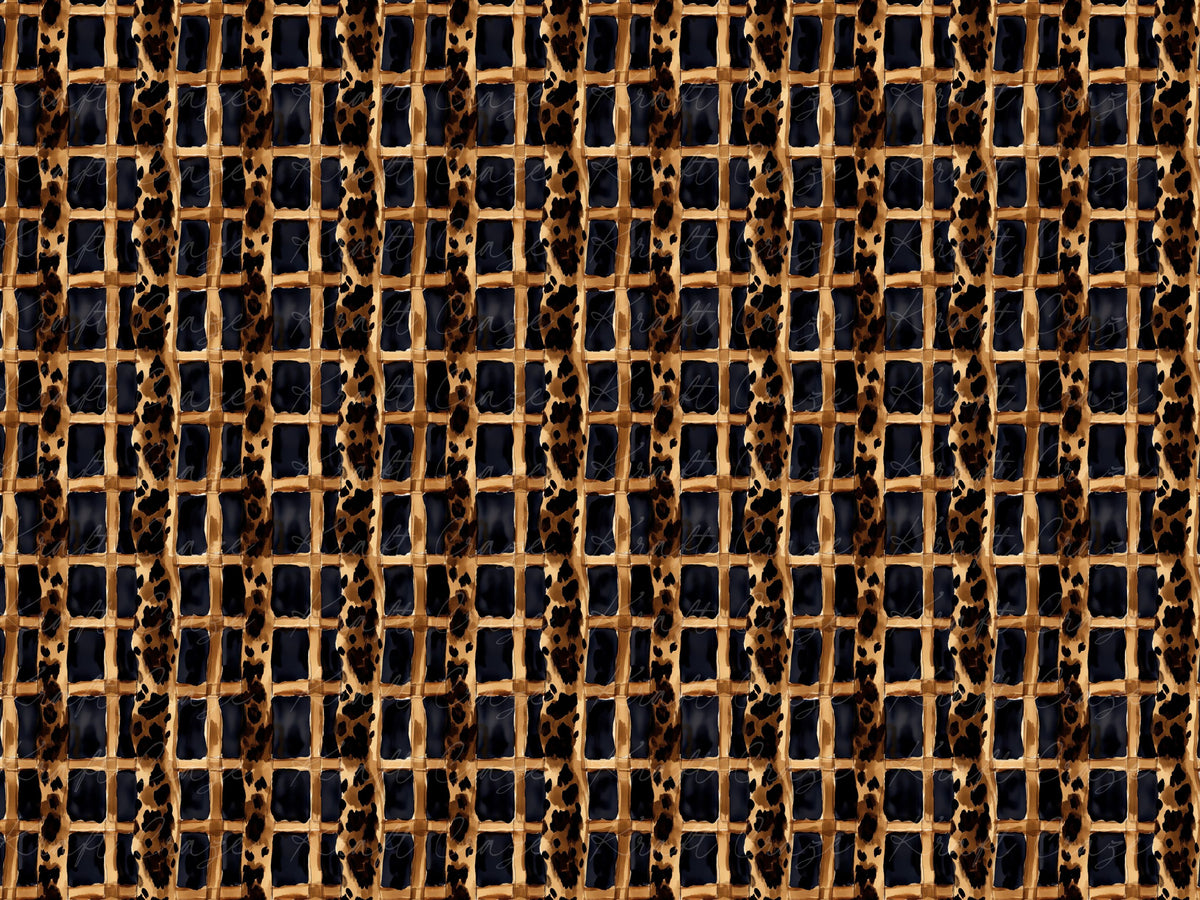 Golden Halloween Leopard Collection 12x12 Vinyl Sheets-12 Designs Available