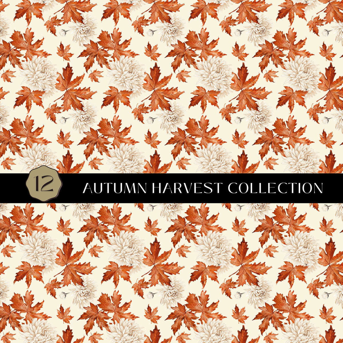 Autumn Harvest Vinyl collection- 12x12 vinyl sheets-16 designs available