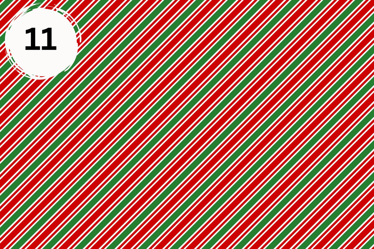 Candy Cane vinyl collection- 12x12 sheets- 16 designs available