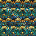 Stained Peacock Adhesive Vinyl Collection - 12 Design Options