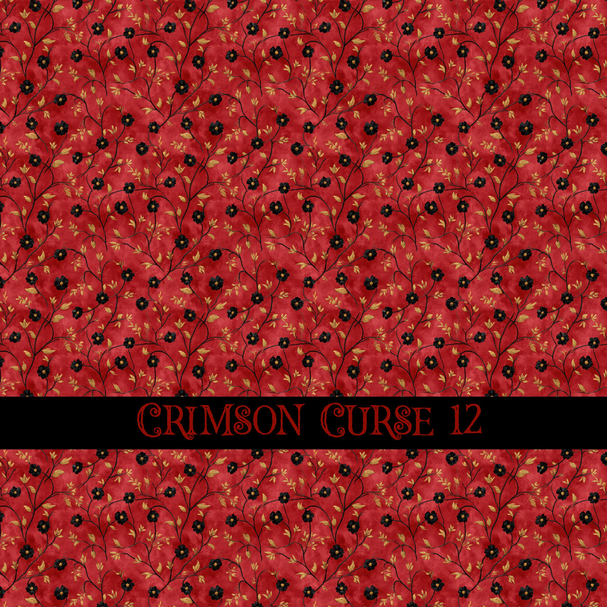 Crimson Curse Vinyl collection- 12x12 vinyl sheets-14 designs available