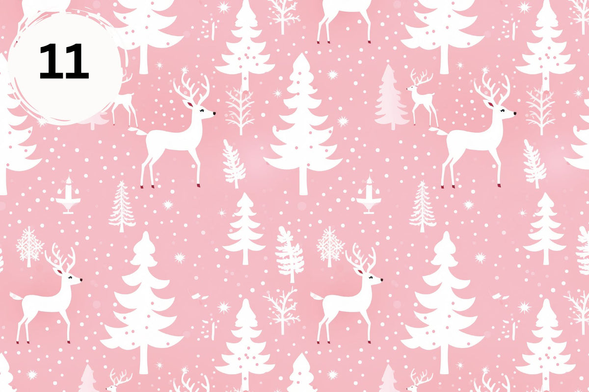 Dreaming of a Pink Christmas vinyl collection- 12x12 sheets- 12designs available