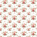 Vintage Pink Floral Collection- 12x12 vinyl sheets- 12 Designs