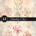 Shabby Vinyl collection- 12x12 vinyl sheets-9 designs available