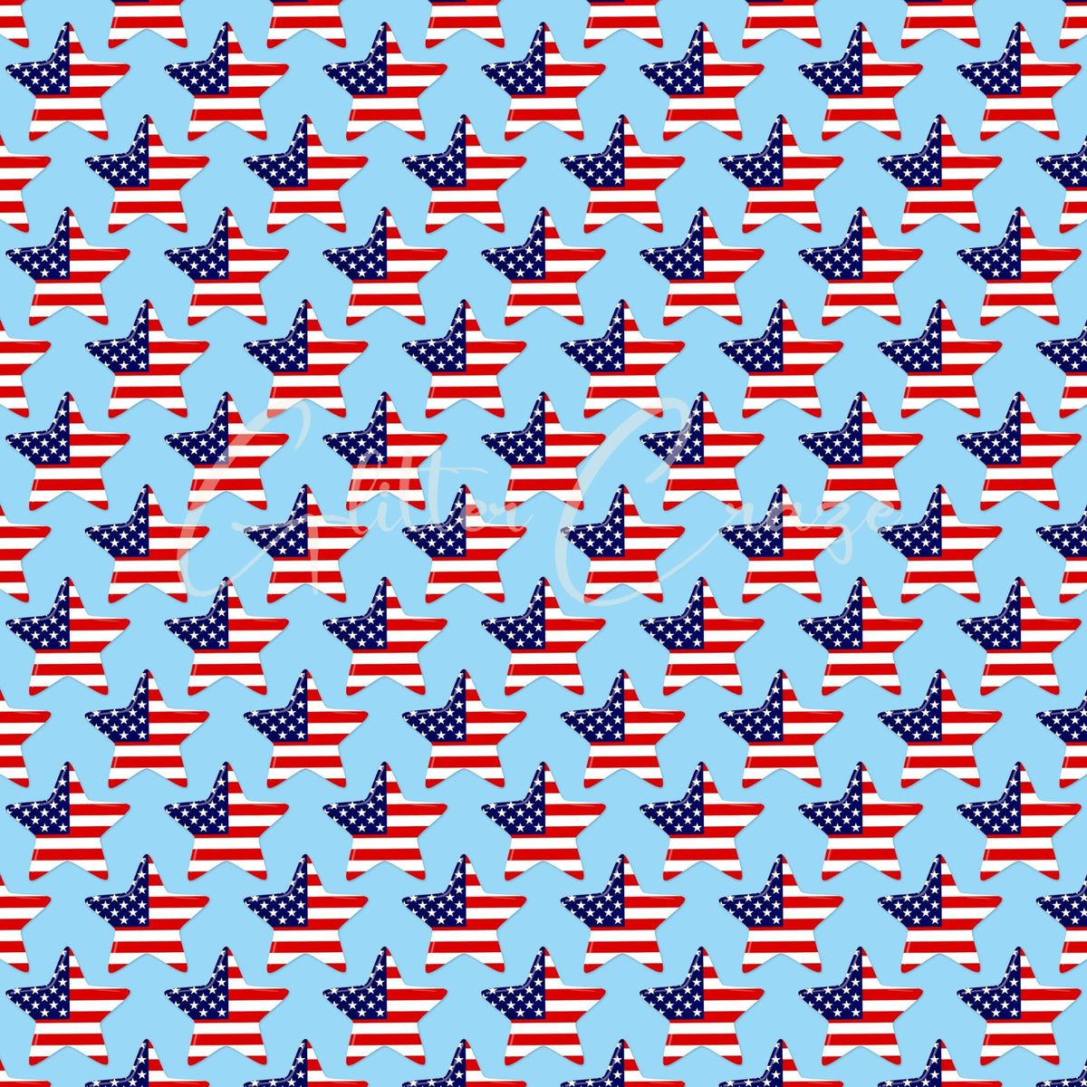 4th of July 12x12 vinyl sheets- 30 patterns