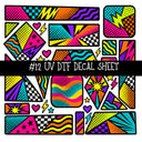 Popart Girls UV DTF Decal sheets 14 Designs available