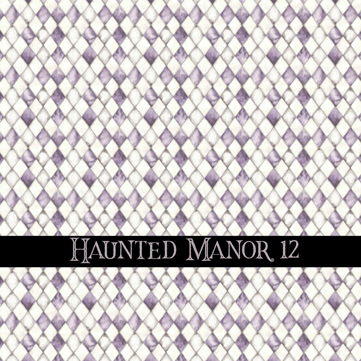 Haunted Manor Vinyl collection- 12x12 vinyl sheets-16 designs available