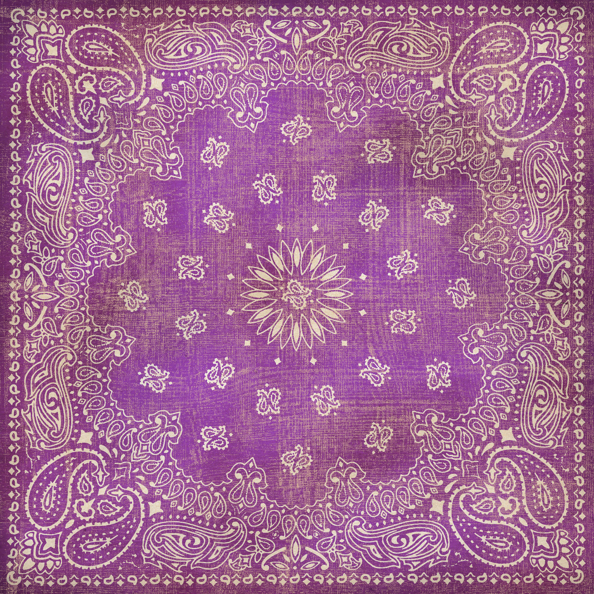 Vintage Bandana Collection Vinyl collection- 12x12 vinyl sheets-18 designs available