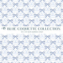Blue Coquette Collection Vinyl collection- 12x12 vinyl sheets-20 designs available