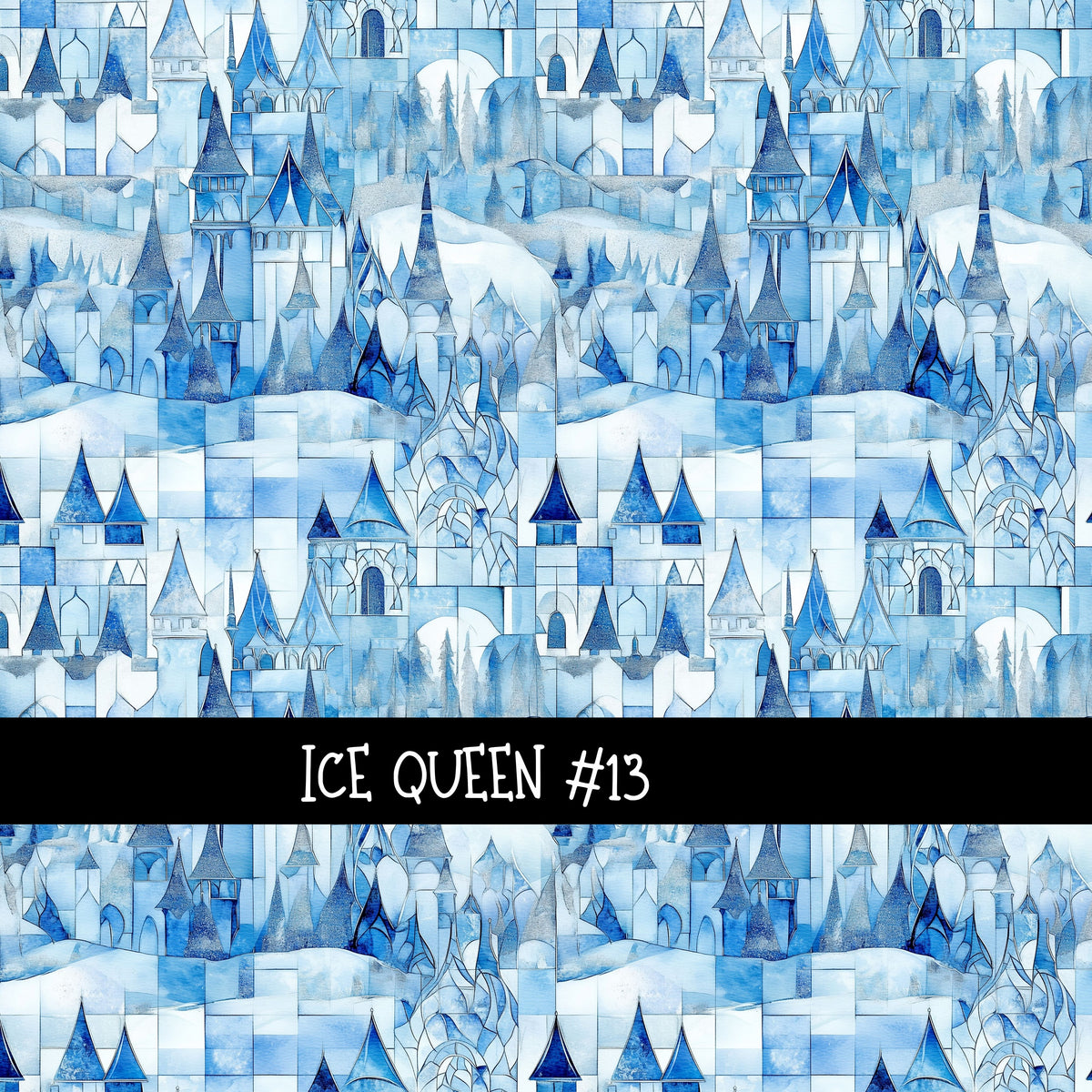 Ice Queen Collection vinyl sheets 12 Patterns to choose from