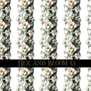 Hex and Bloom Vinyl collection- 12x12 vinyl sheets-16 designs available